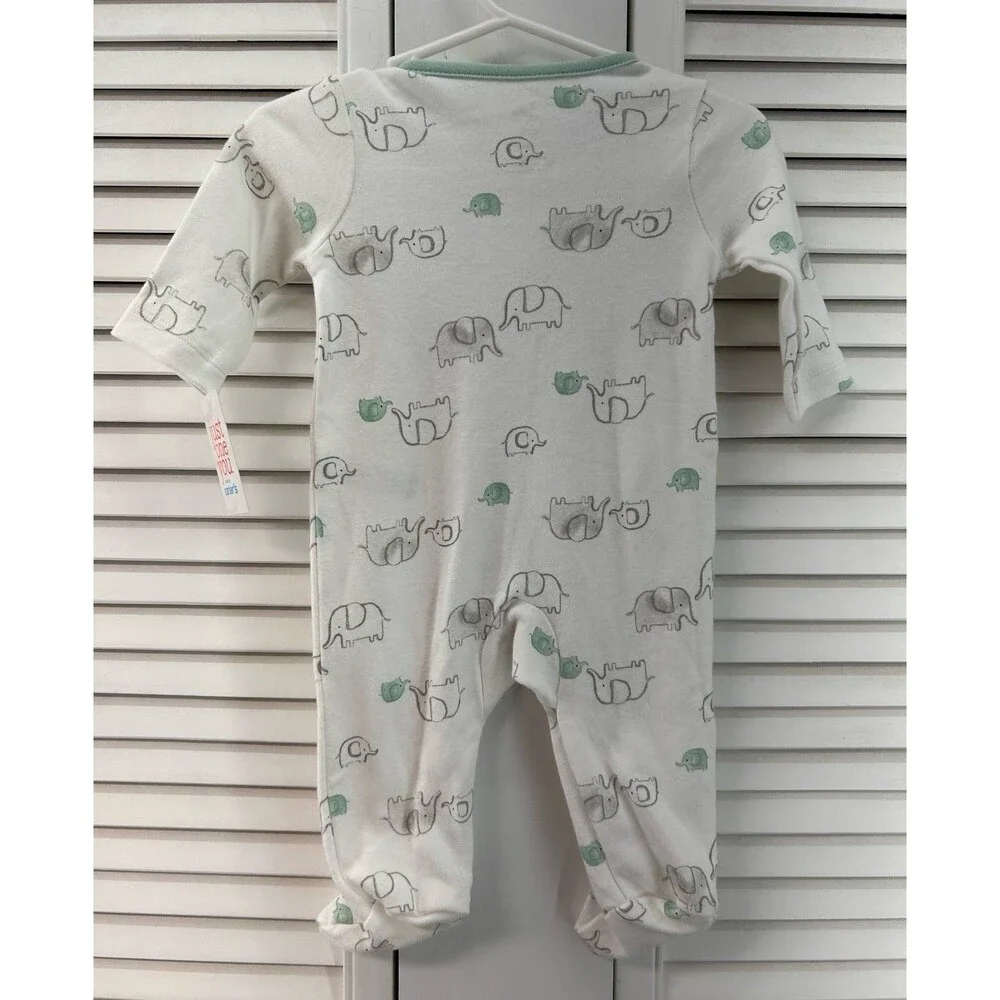 Carter's 3M Zip Up Footed Sleeper Elephant